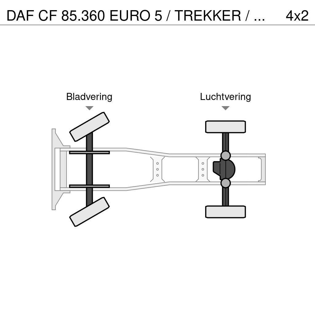 DAF CF 85.360 EURO 5 / TREKKER / BAKWAGEN COMBI / PALF Vilcēji