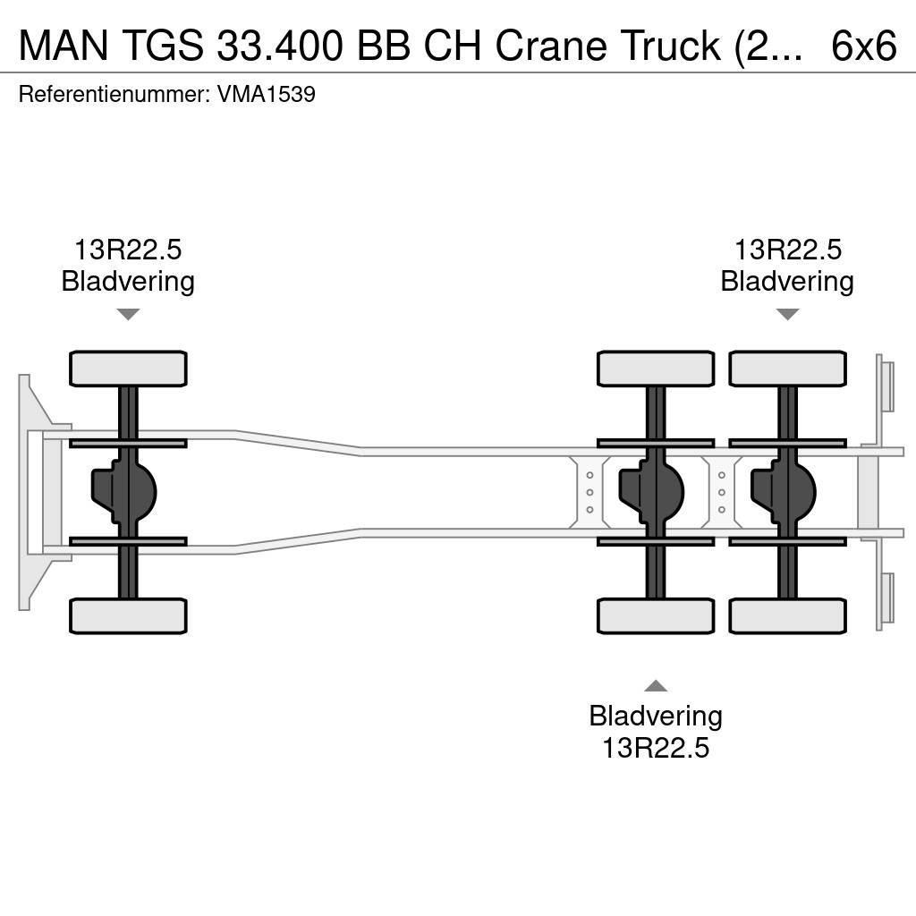 MAN TGS 33.400 BB CH Crane Truck (2 units) Visurgājēji celtņi