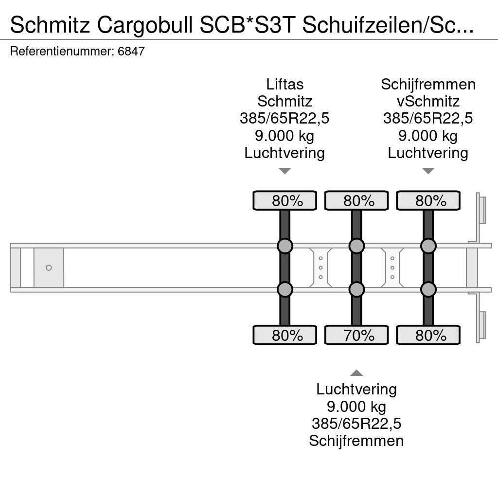 Schmitz Cargobull SCB*S3T Schuifzeilen/Schuifdak Liftas Schijfremmen Tents puspiekabes