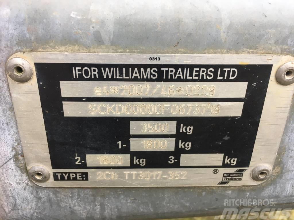 Ifor Williams TT3017 Tipper Trailer Treileri-pašizgāzēji