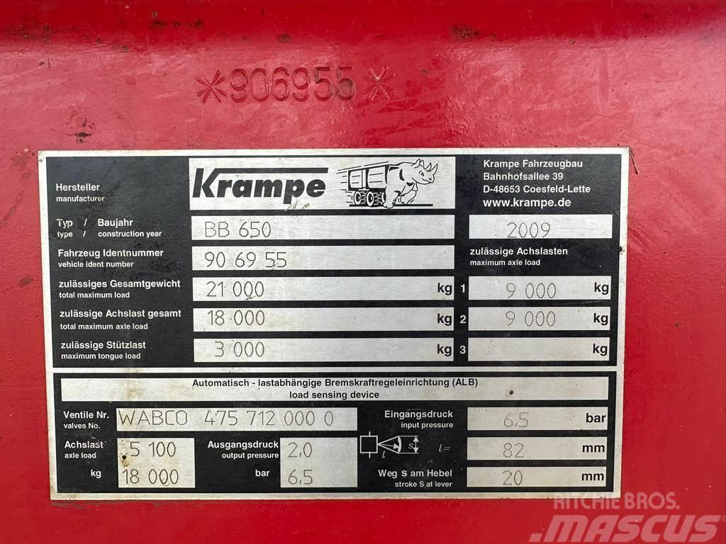 Krampe Big Body 650 Remorca Citas piekabes
