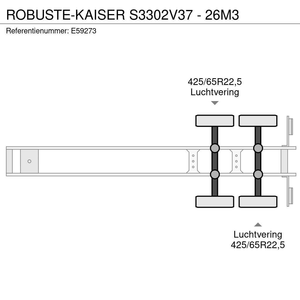  Robuste-Kaiser S3302V37 - 26M3 Piekabes pašizgāzēji