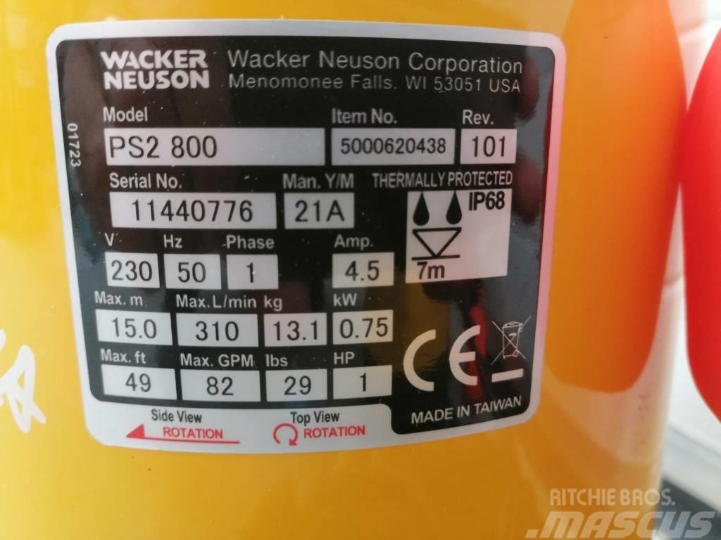 Wacker Neuson PS2800 Ūdens sūkņi