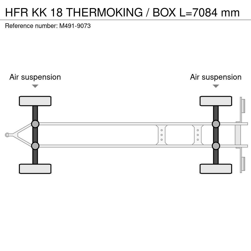HFR KK 18 THERMOKING / BOX L=7084 mm Treileri ar ar temperatūras kontroli