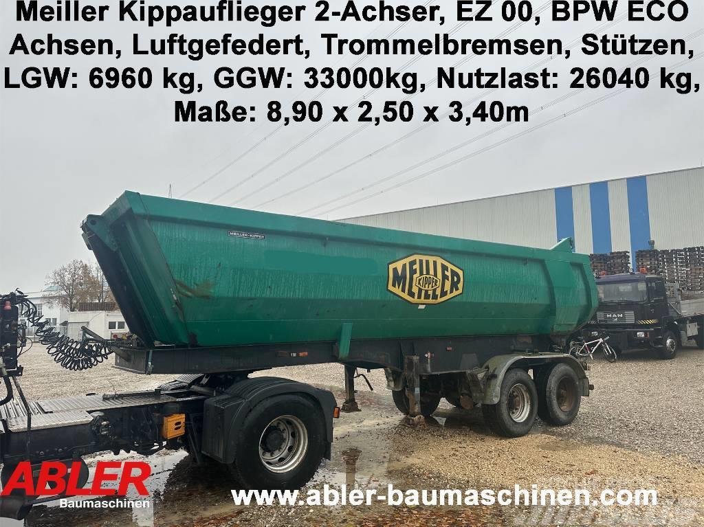 Meiller 2-Achser Kippauflieger BPW ECO Luftgefedert Iekrāvēju treileri