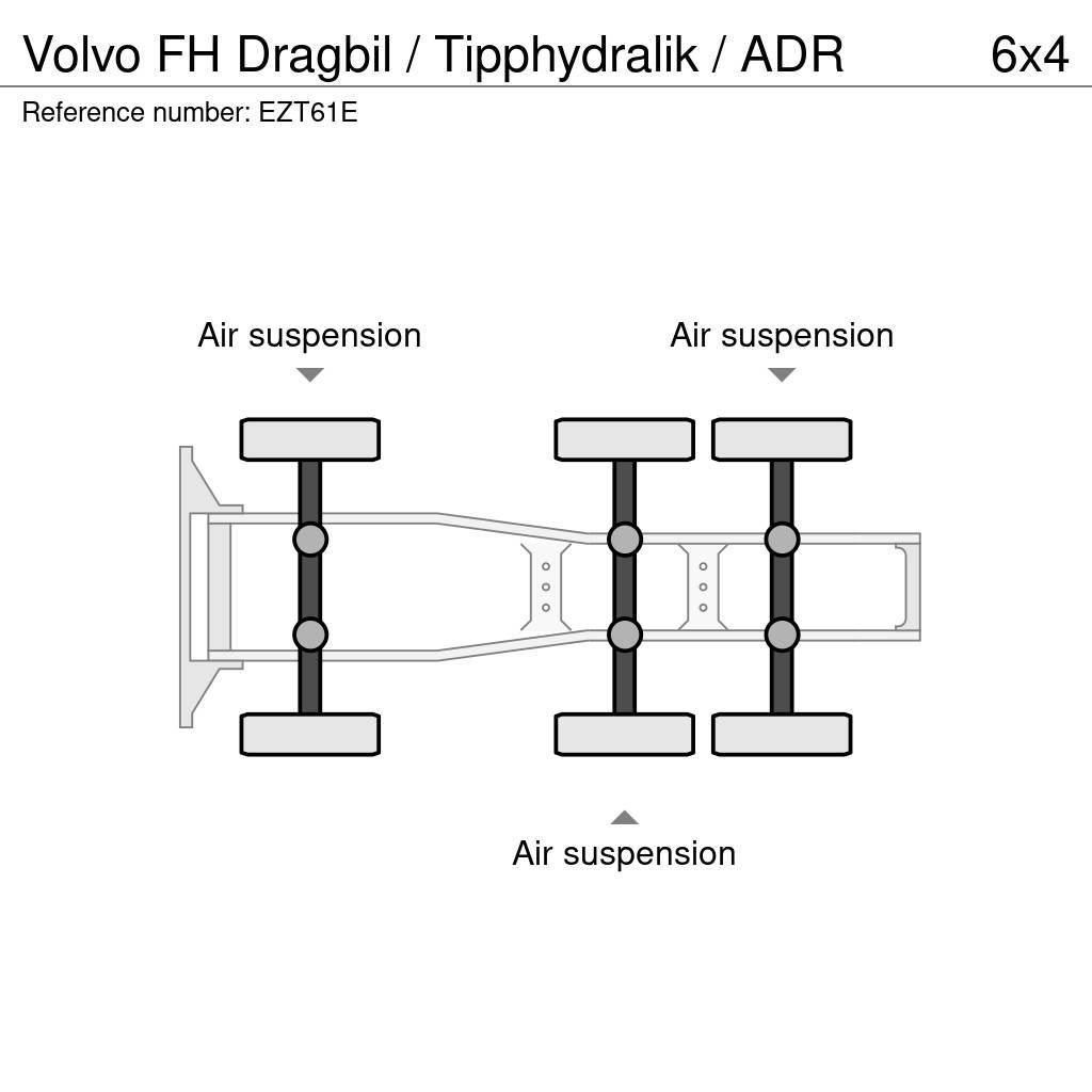 Volvo FH Dragbil / Tipphydralik / ADR Vilcēji