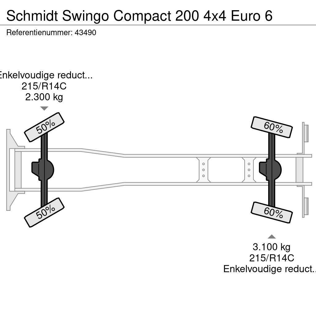 Schmidt Swingo Compact 200 4x4 Euro 6 Ielu tīrāmās mašīnas
