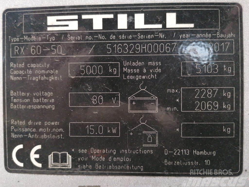 Still RX60-50 Elektriskie iekrāvēji