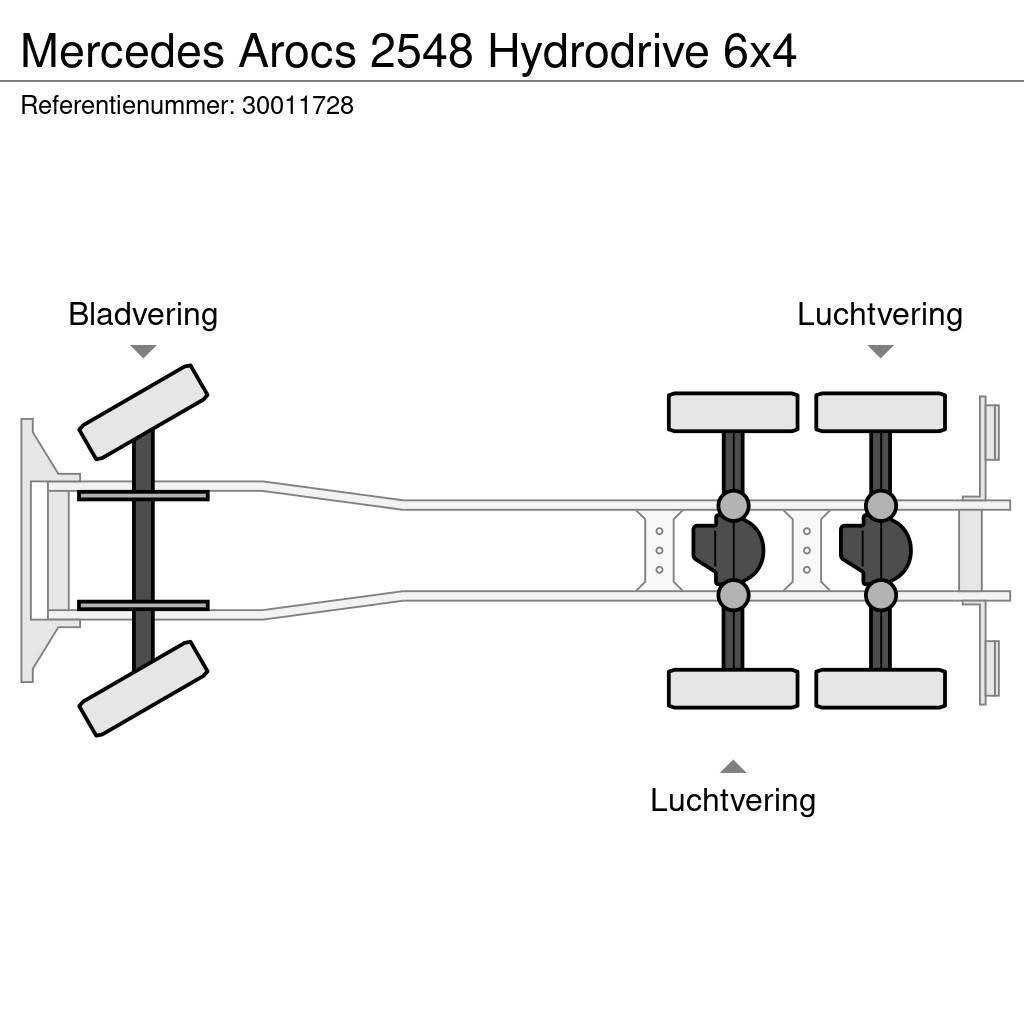 Mercedes-Benz Arocs 2548 Hydrodrive 6x4 Šasija ar kabīni