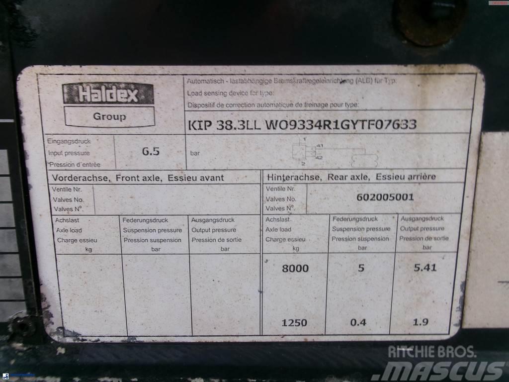 Feldbinder Powder tank alu 38 m3 (tipping) Autocisternas