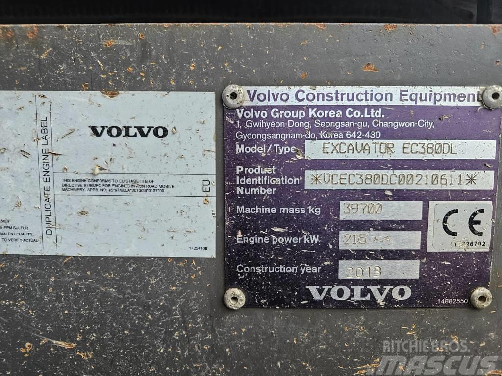 Volvo EC380DL / ec360, ec460, ec480 Kāpurķēžu ekskavatori