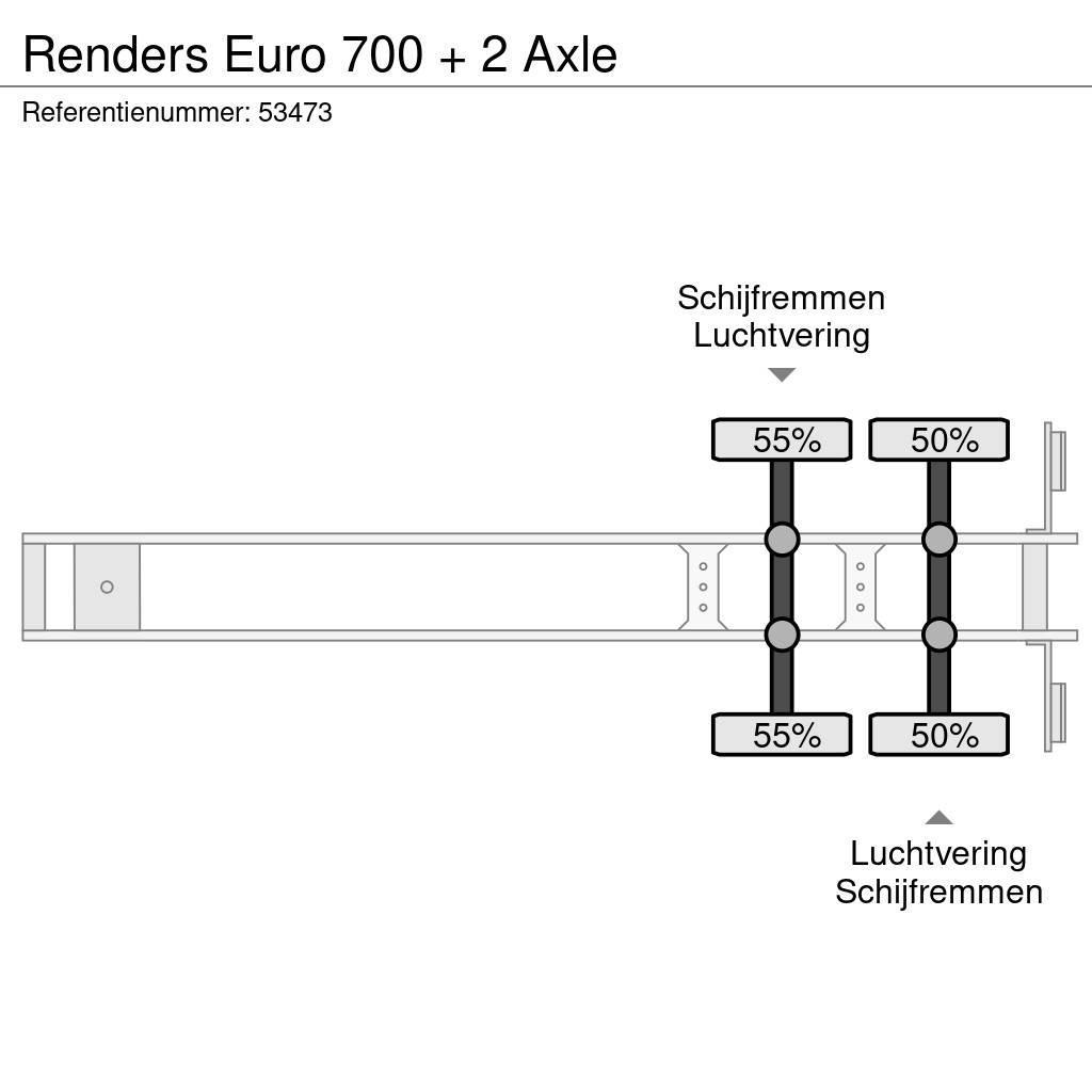 Renders Euro 700 + 2 Axle Konteinertreileri