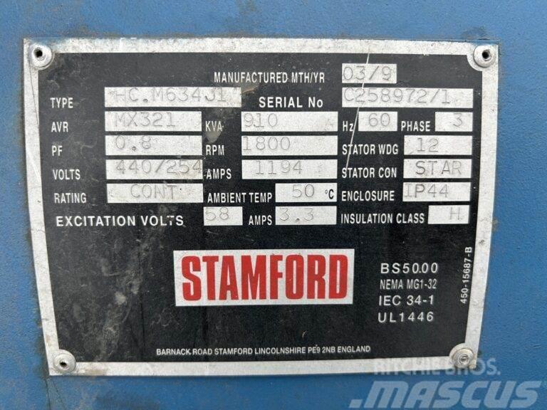 Stamford HC.M634J1 - Unused - 910 kVa Citi ģeneratori