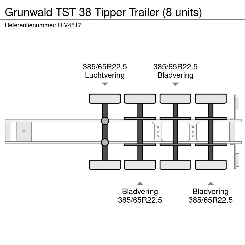 Grunwald TST 38 Tipper Trailer (8 units) Piekabes pašizgāzēji