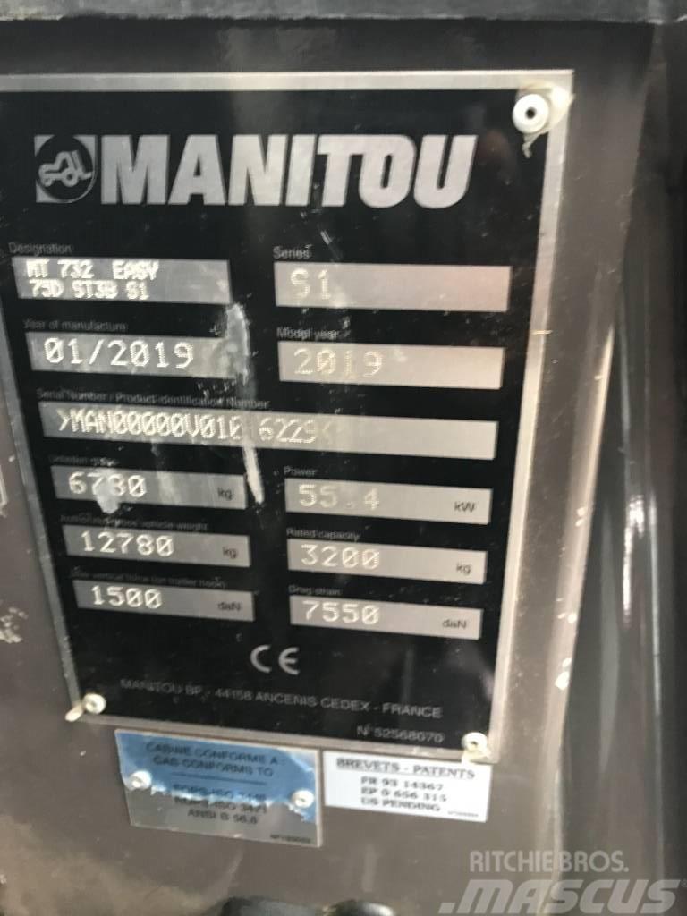 Manitou MT 732 EASY 75HP Teleskopiskie manipulatori