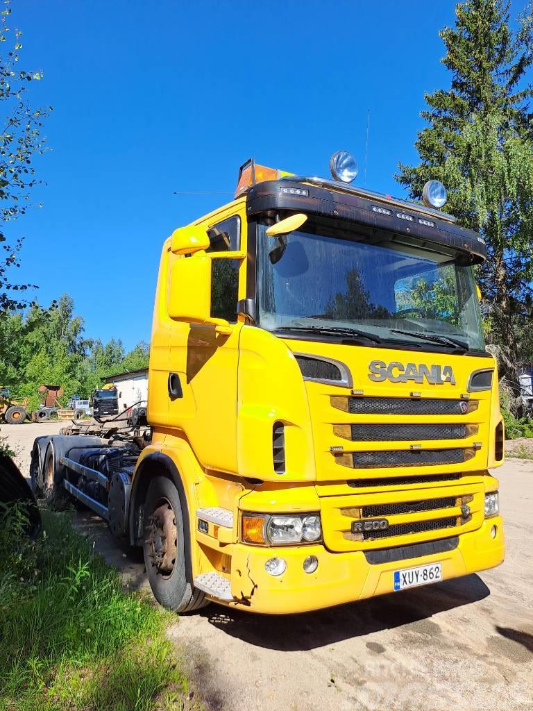 Scania R500 6x2 Kabeļu pacēlājs nomontējamām kravas mašīnām