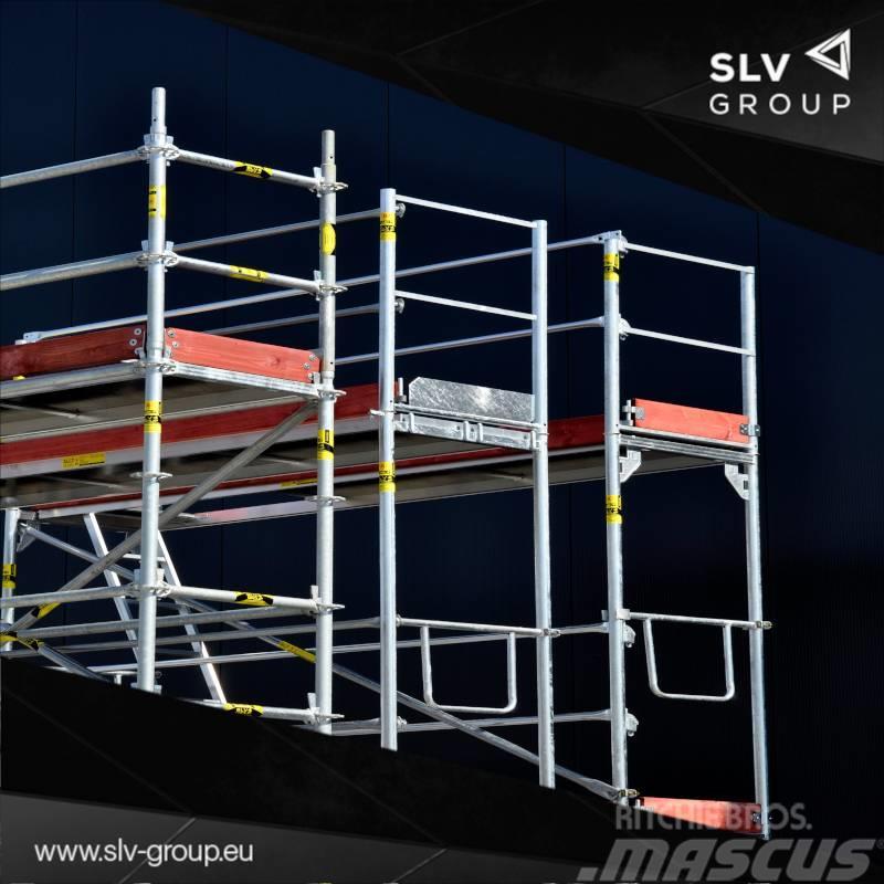  SLV-Group Aluminium Fassadengerüst Typ Plettac 58, Sastatņu aprīkojums