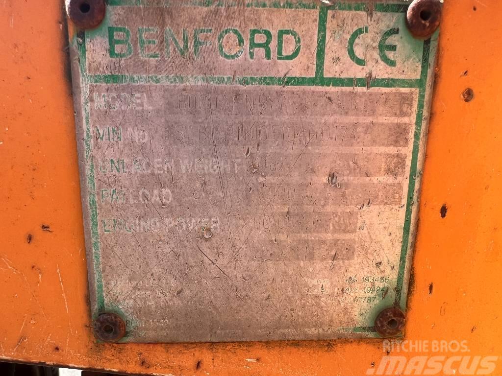 Benford 6000 PS 6T dömper Artikulētie pašizgāzēji