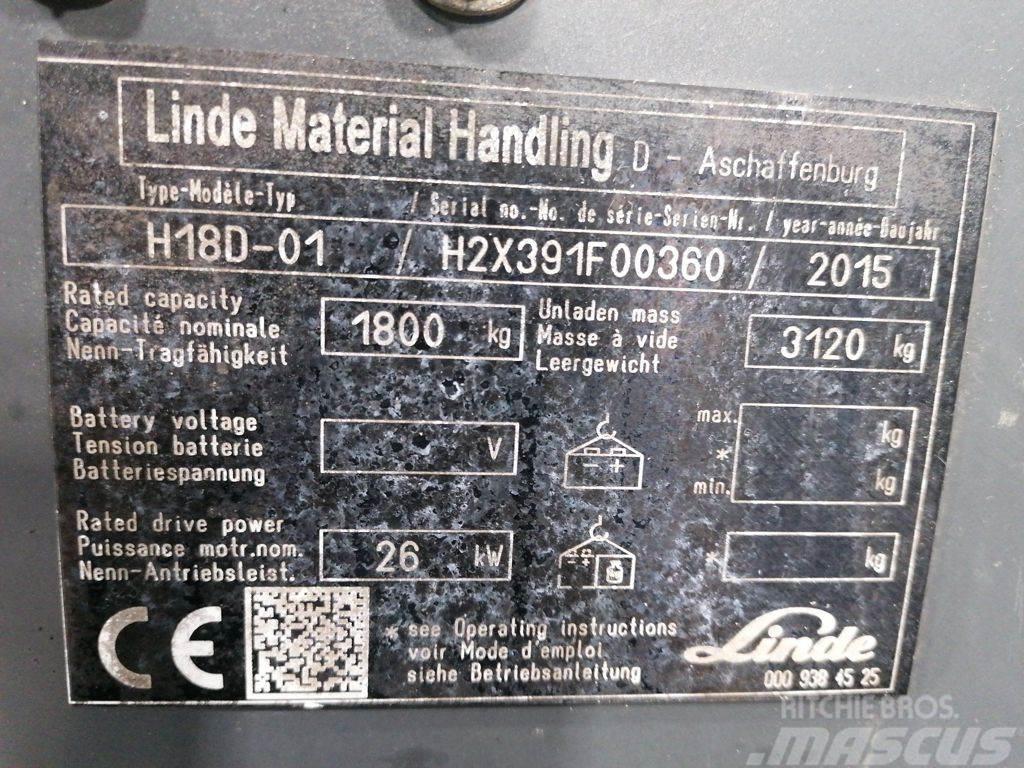 Linde H18D-01 LPG tehnika