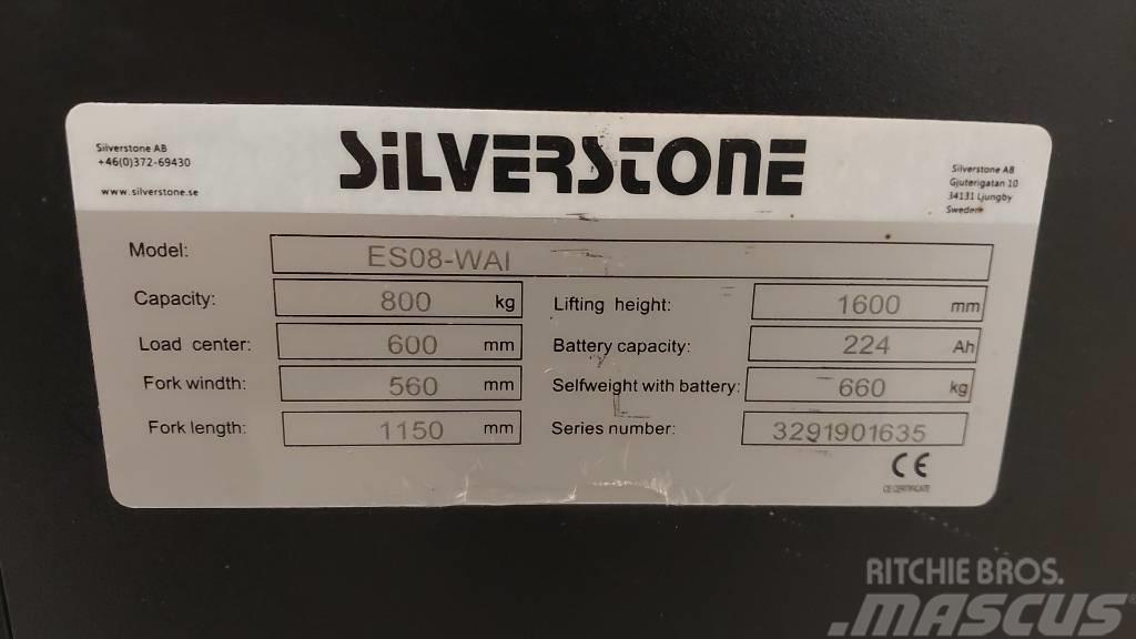 Silverstone ledestabler med initialløft 1,6 m løftehøyde Krautnētāji