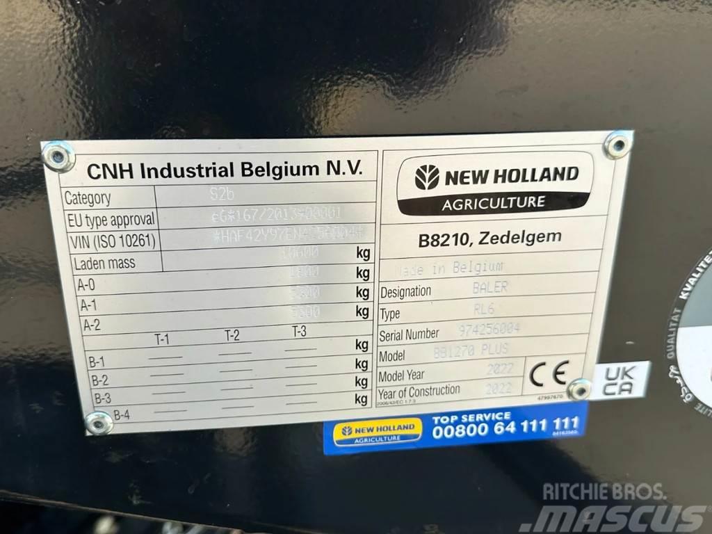 New Holland Bigbaler 1270 Plus bj 2022 met 3000 balen Zāles smalcinātāji