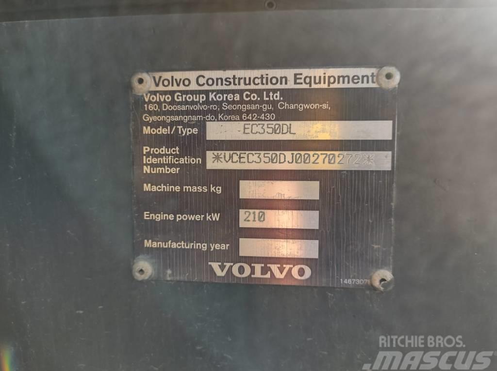 Volvo EC350DL Kāpurķēžu ekskavatori