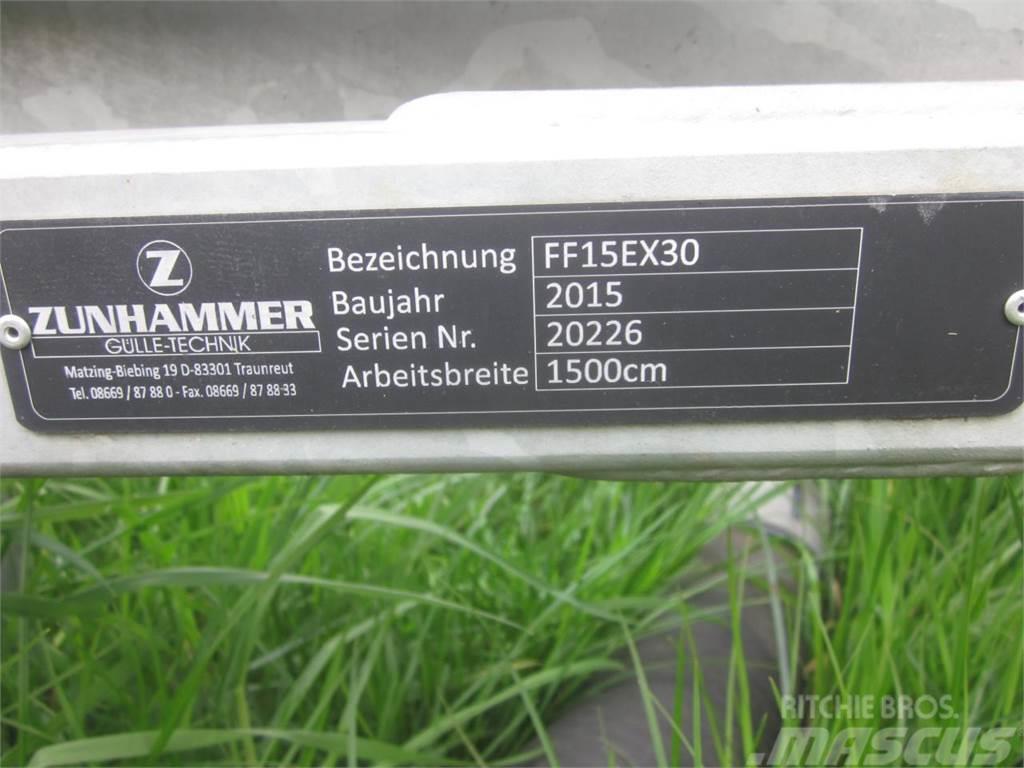 Zunhammer FF15EX30 Schleppschuh Verteiler Gestänge, 15 m, VO Mēslojuma izkliedētājs