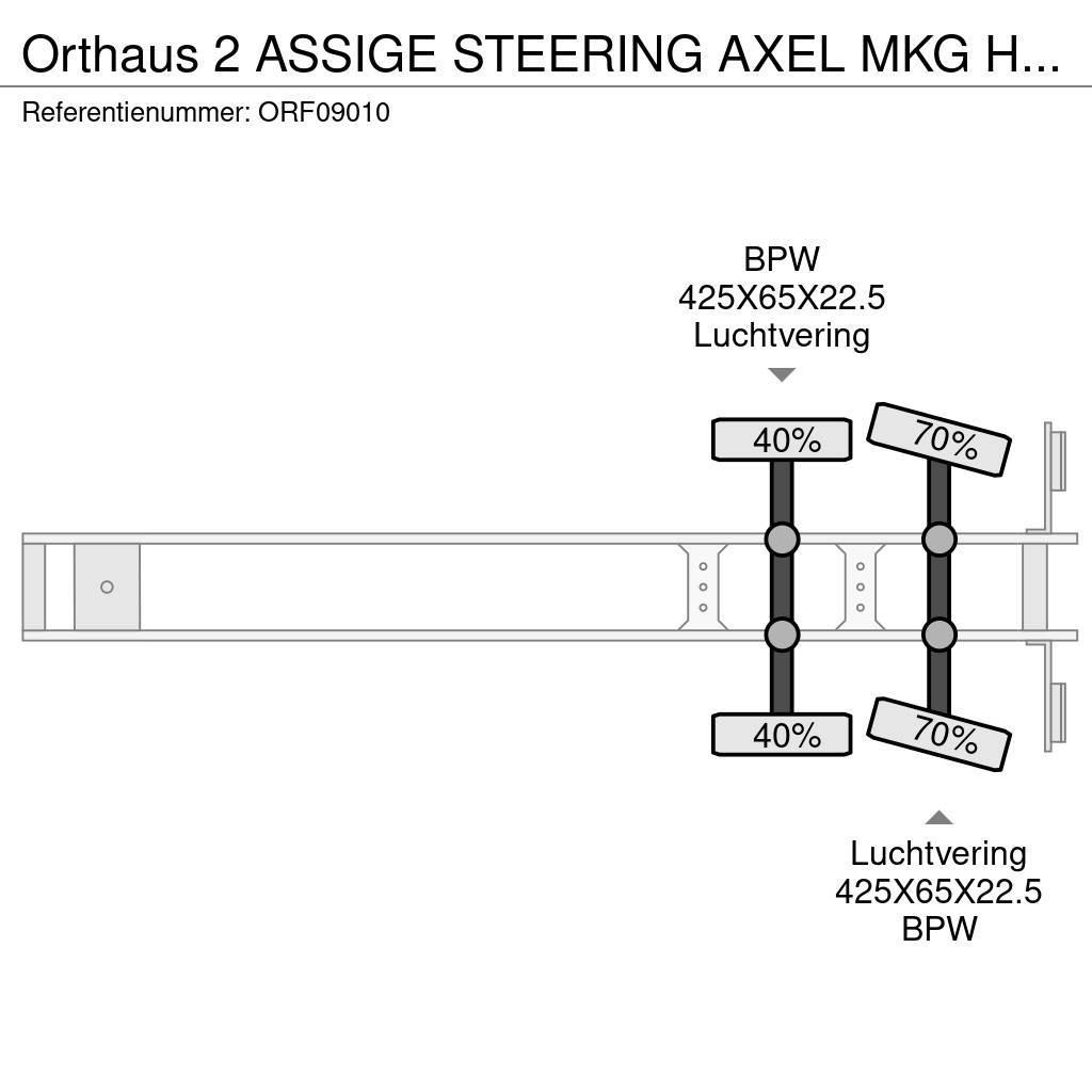 Orthaus 2 ASSIGE STEERING AXEL MKG HLK 330 VG CRANE Tents treileri