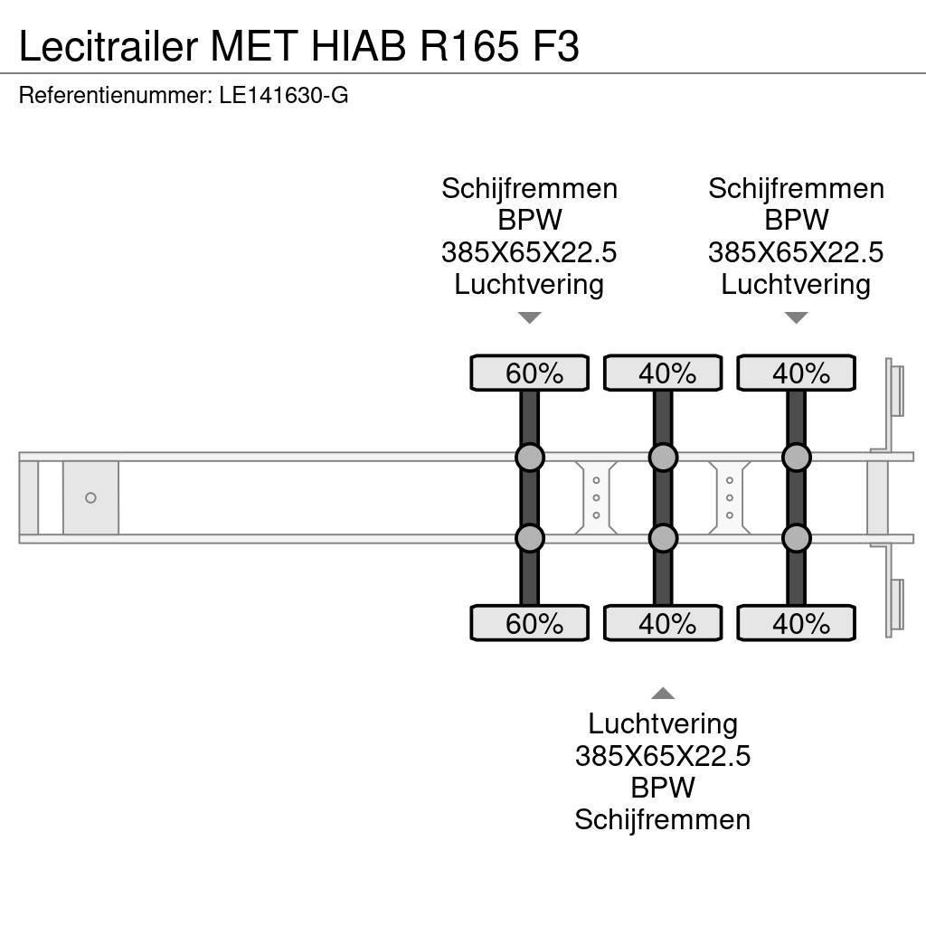 Lecitrailer MET HIAB R165 F3 Tents treileri