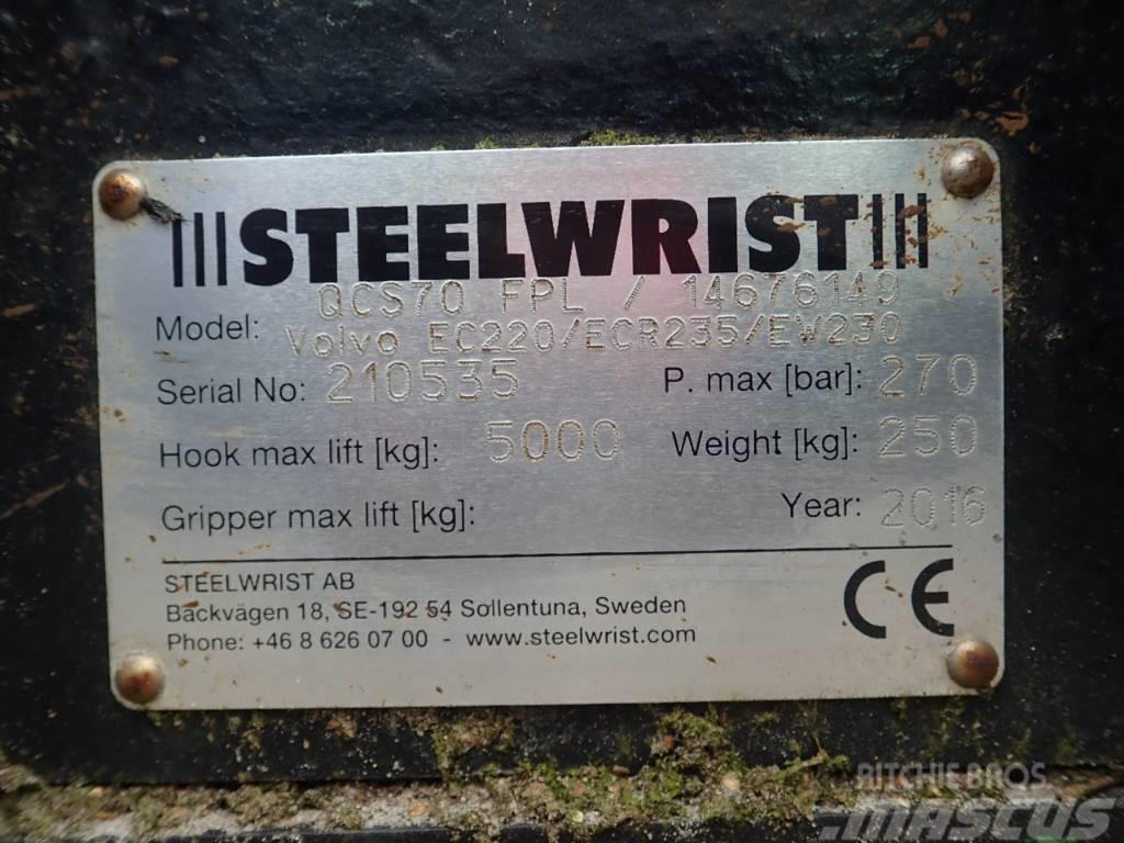 Steelwrist hydr. Schnellwechsler S70 mit Lasthaken passend fü Ātrie savienotāji