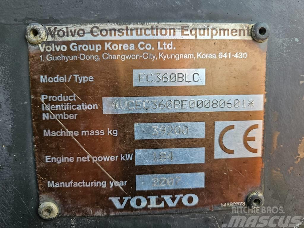 Volvo EC 360 B LC Kāpurķēžu ekskavatori