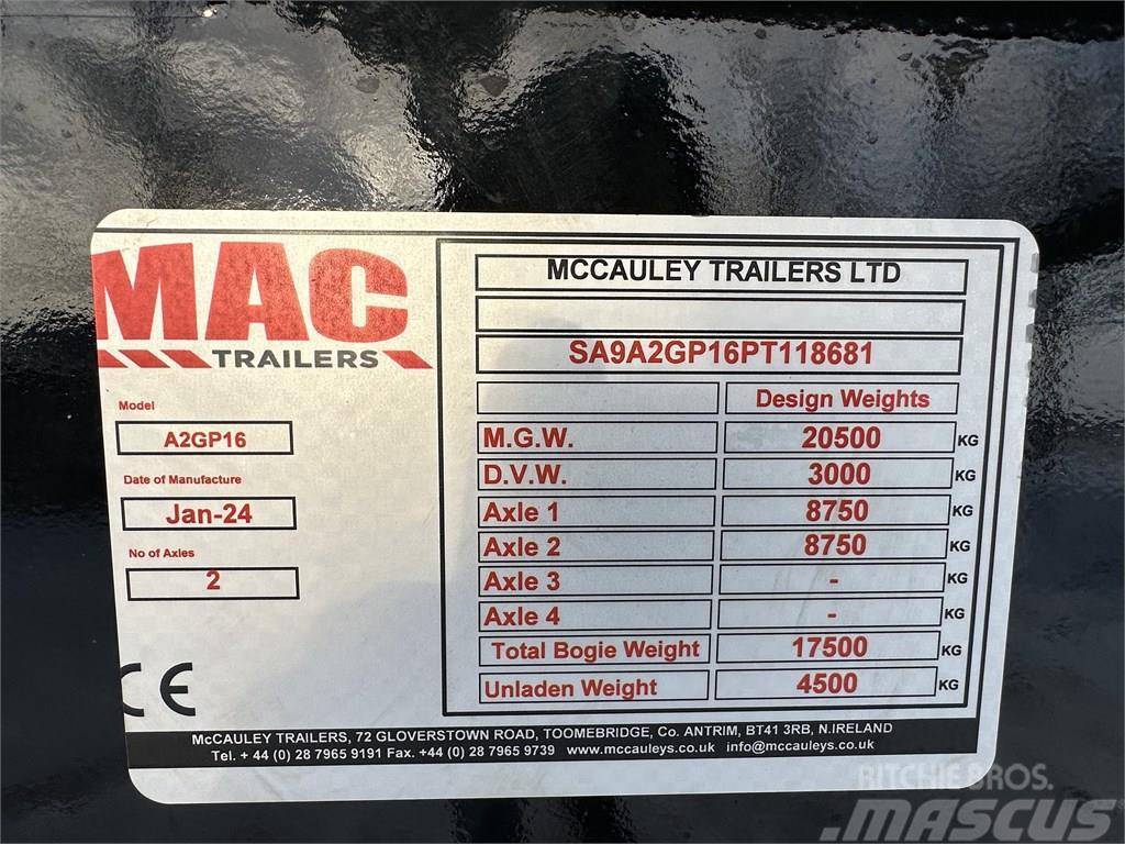 MAC A2GP16 Treileri-pašizgāzēji