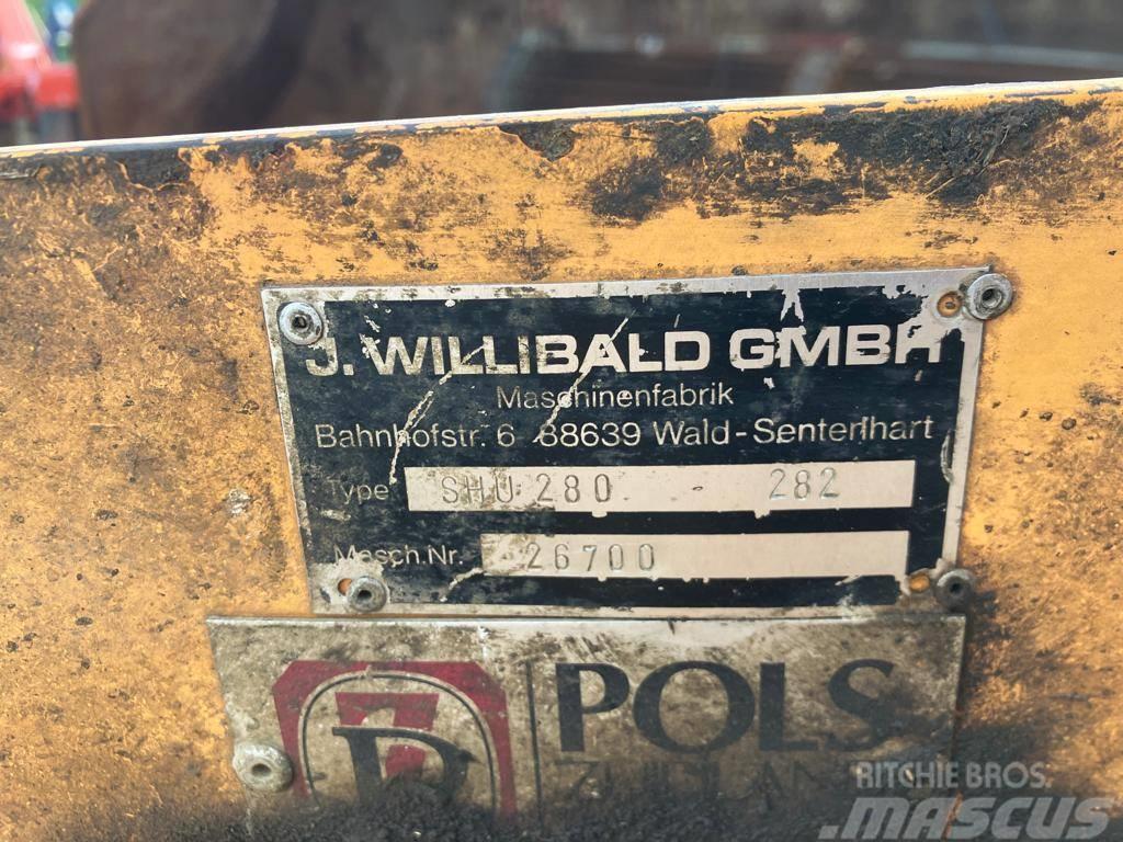Willibald SHU 280 - 282 Piekabināmās pļaujmašīnas