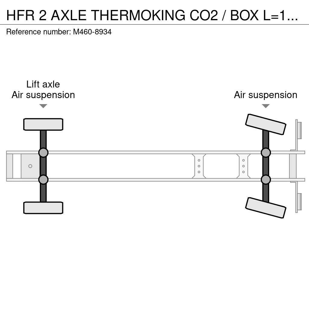 HFR 2 AXLE THERMOKING CO2 / BOX L=12699 mm Piekabes ar temperatūras kontroli