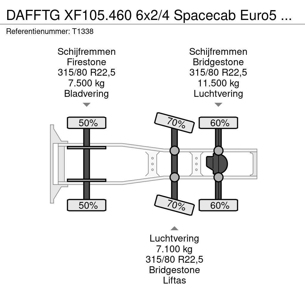 DAF FTG XF105.460 6x2/4 Spacecab Euro5 ATe - Automatic Vilcēji