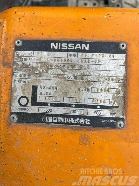 Nissan Duplex, 2.500KG, 4.926hrs!!, no charger 02ZP1B2L25 Elektriskie iekrāvēji