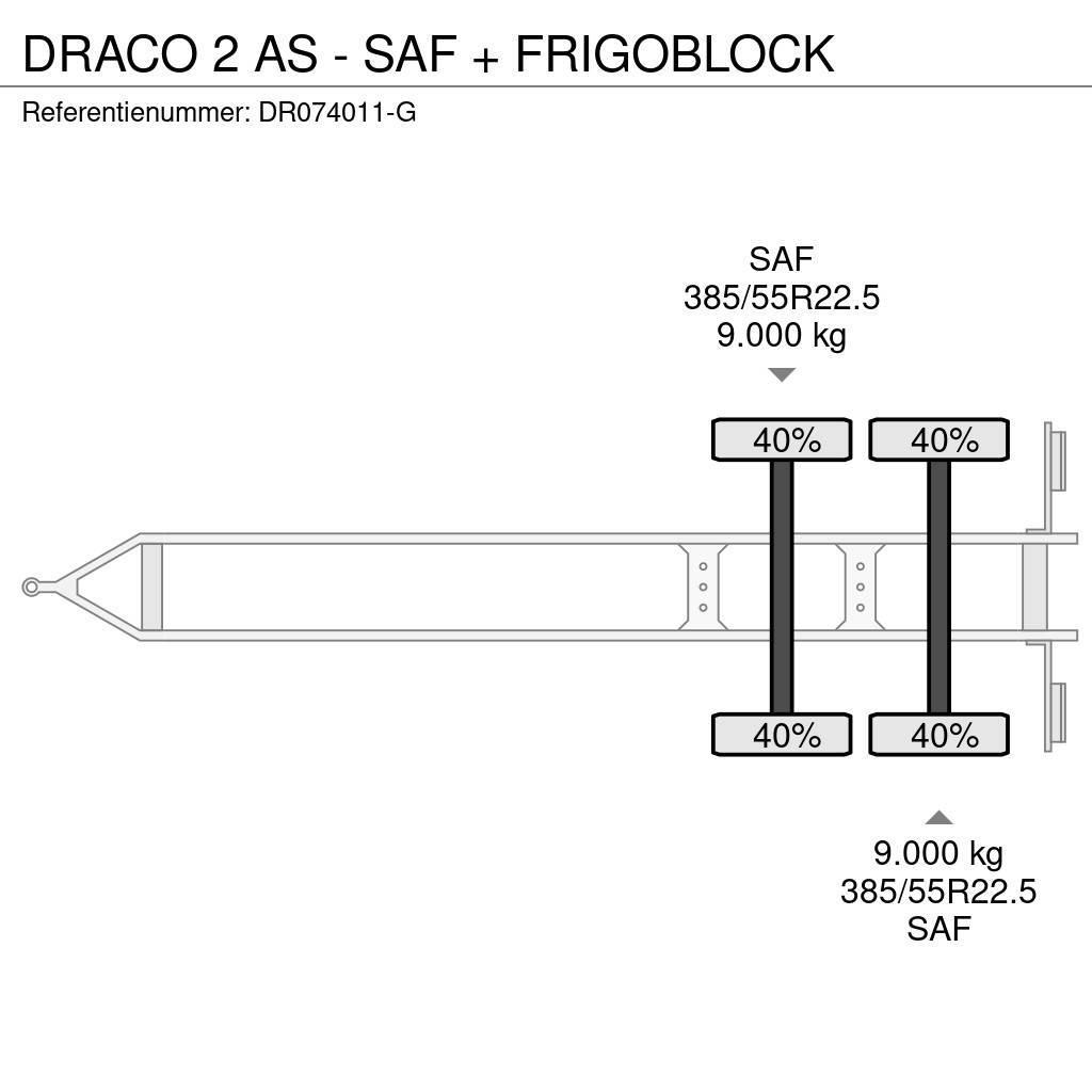 Draco 2 AS - SAF + FRIGOBLOCK Treileri ar ar temperatūras kontroli