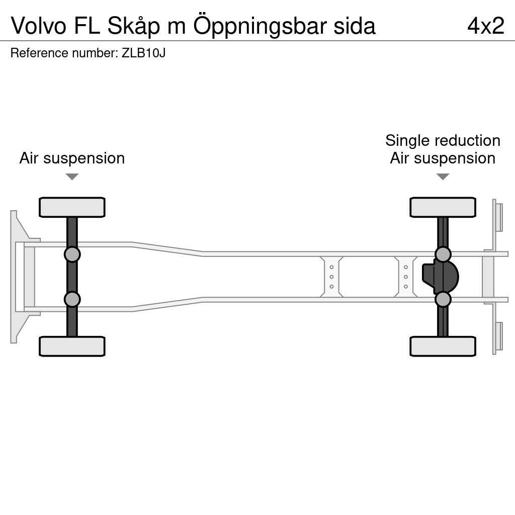 Volvo FL Skåp m Öppningsbar sida Furgons
