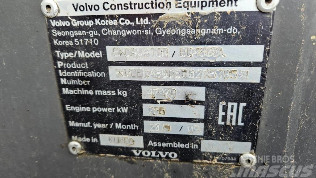 Volvo EC 480 D L Kāpurķēžu ekskavatori