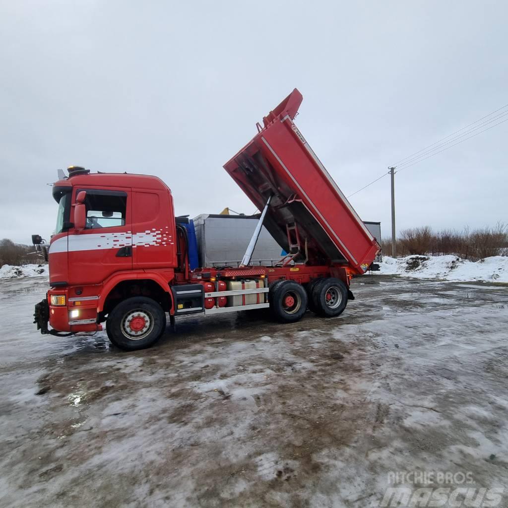 Scania G 490 CB Kravas automašinas konteineru vedeji