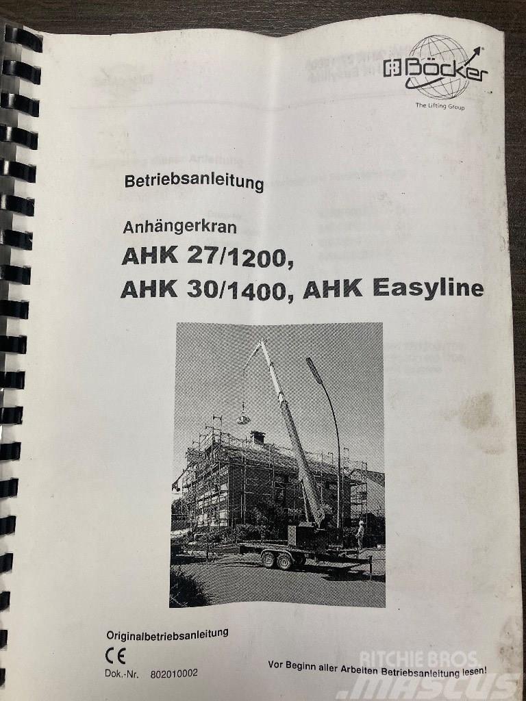 Bocker AHK 27/1200 Easyline Visurgājēji celtņi