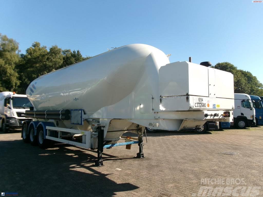 Spitzer Powder tank alu 43 m3 / 1 comp + compressor Autocisternas