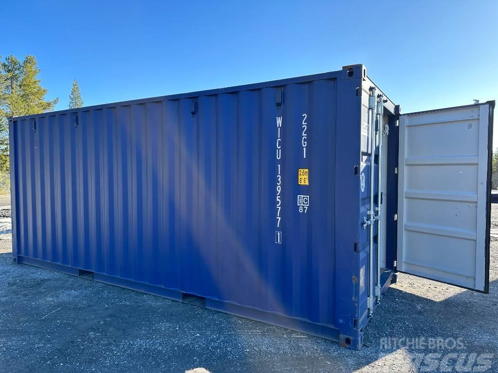  Sjöfartscontainer Container 20fot 20fots nya blå m Preču konteineri