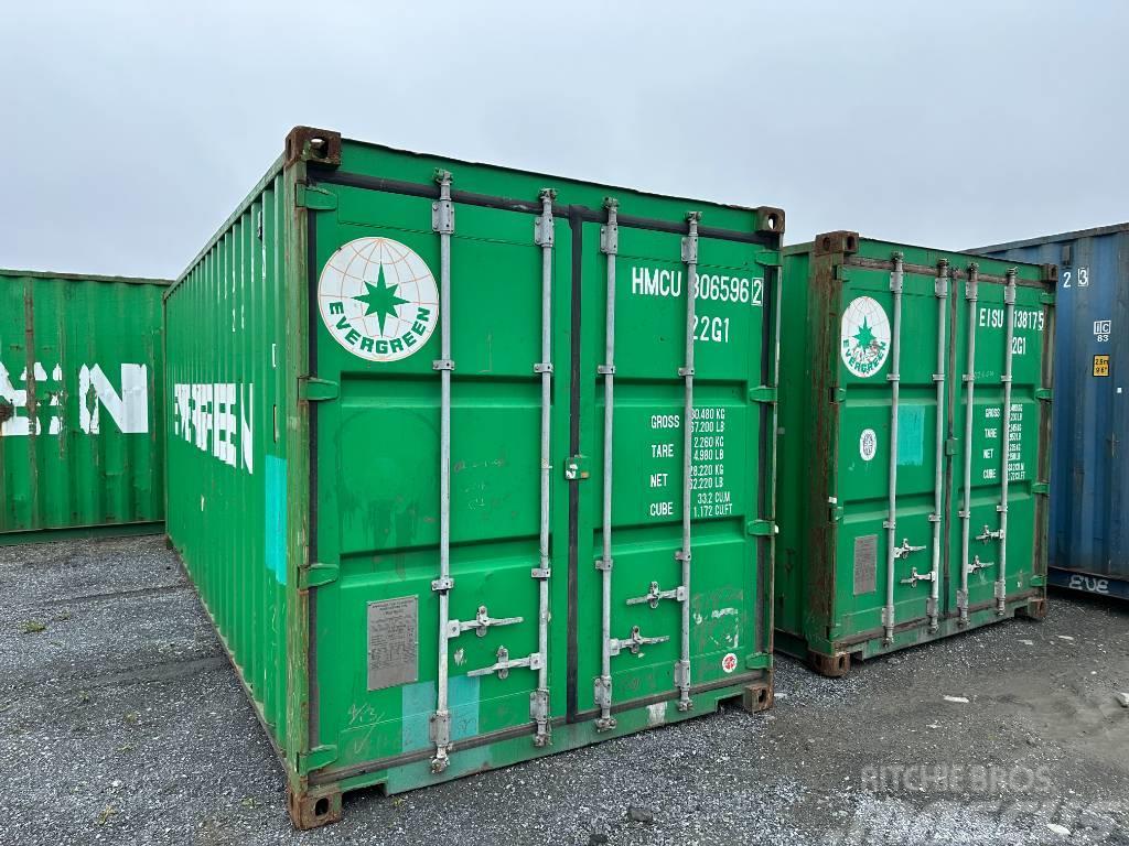  Sjöfartscontainer Container 20fot 20fots nya blå m Preču konteineri