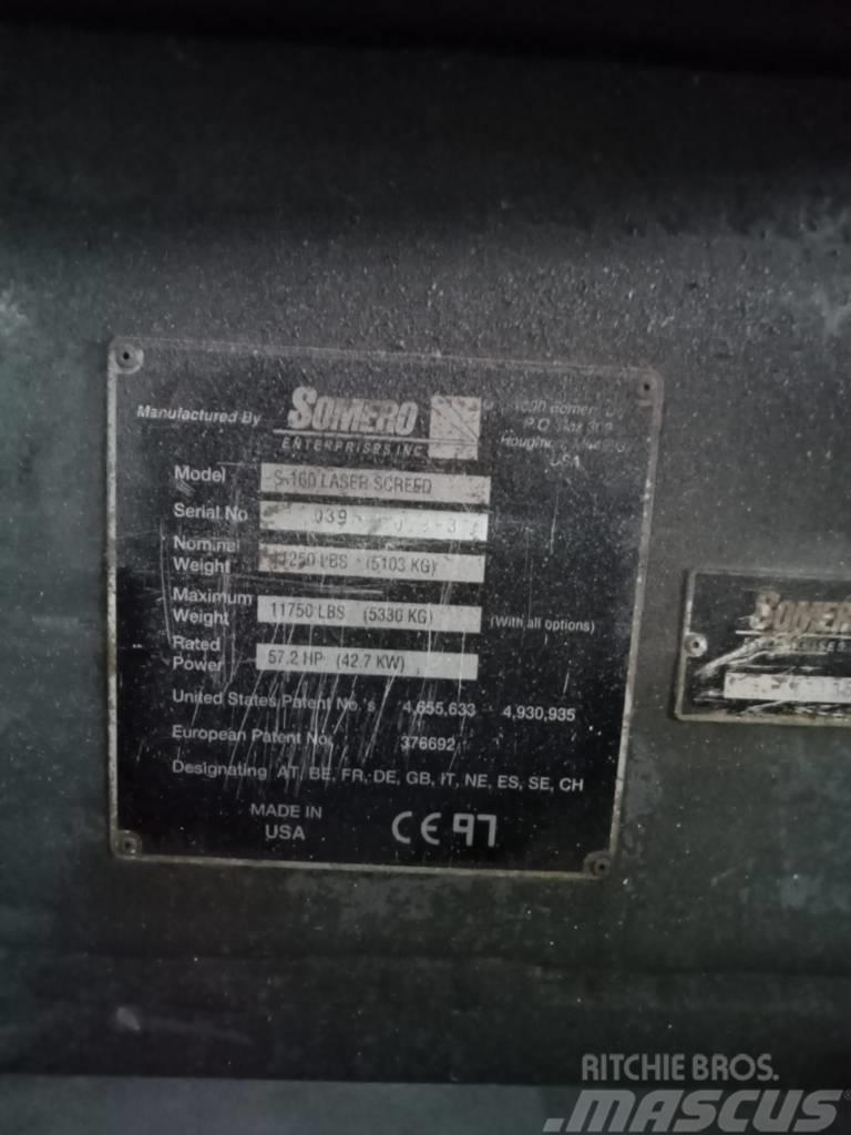 Somero S-160 Laser Screed Betona sadales izlices
