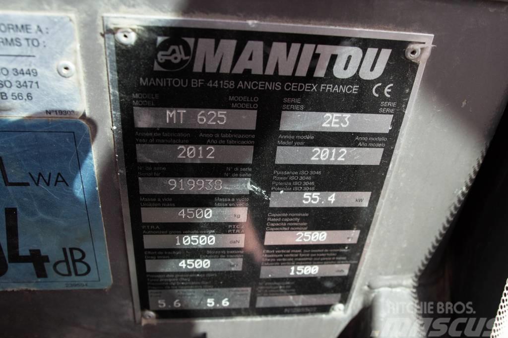 Manitou MT625 Teleskopiskie manipulatori
