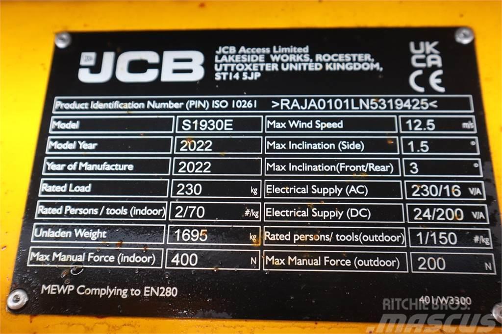 JCB S1930E Valid inspection, *Guarantee! New And Avail Šķerveida pacēlāji