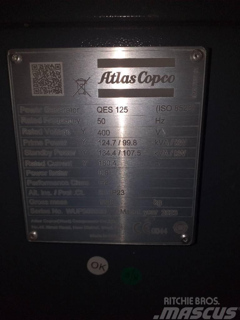 Atlas Copco QES125 Dīzeļģeneratori