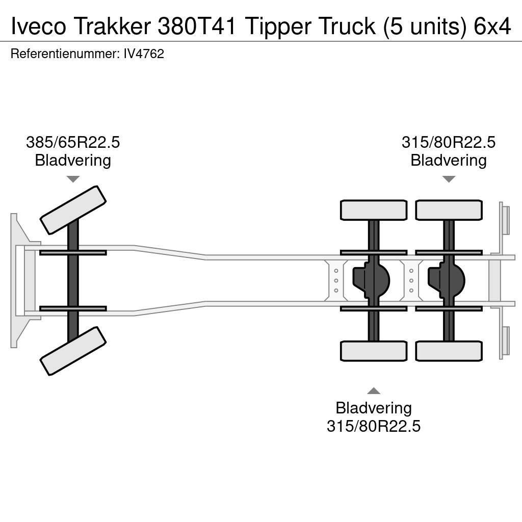 Iveco Trakker 380T41 Tipper Truck (5 units) Pašizgāzējs