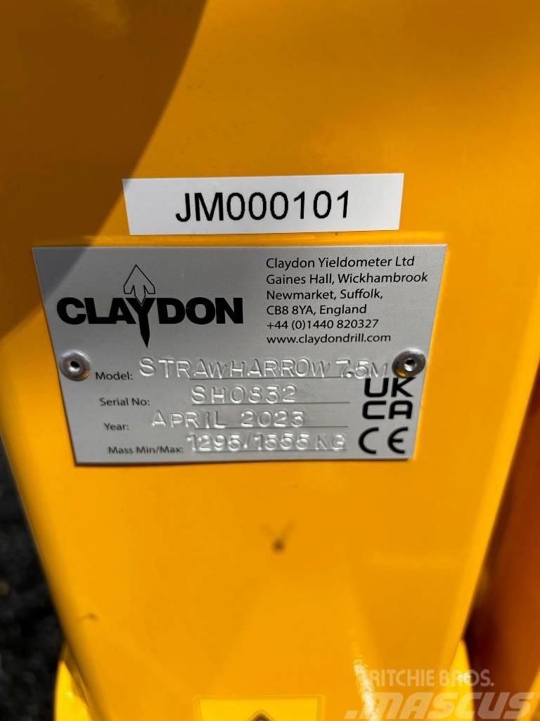 Claydon 7.5m Straw Harrow Ecēšas